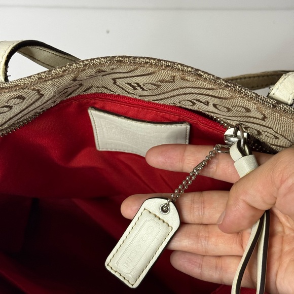 Coach Lozenge Tote Shoulder Bag - Picture 11 of 11